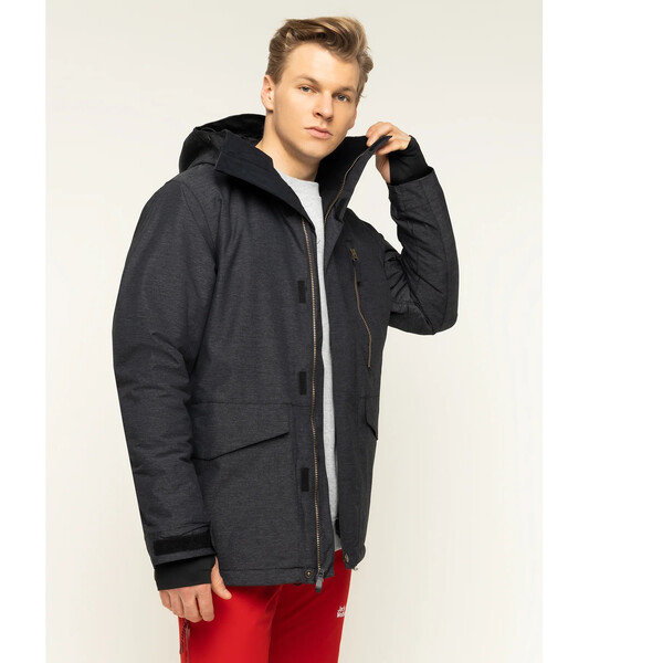 Quiksilver Kurtka snowboardowa Mission EQYTJ03221 Czarny Modern Fit