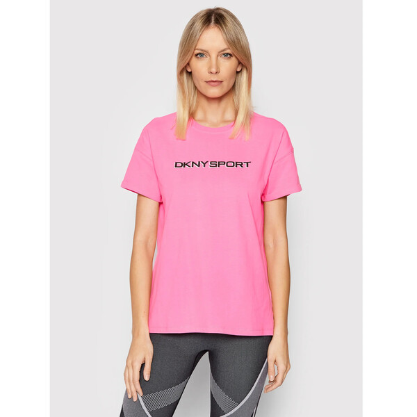 DKNY Sport T-Shirt DP1T8771 Różowy Regular Fit