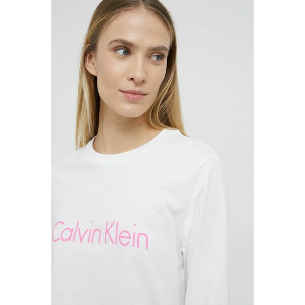 Calvin Klein Underwear Longsleeve piżamowy bawełniany 000QS6164E.4890