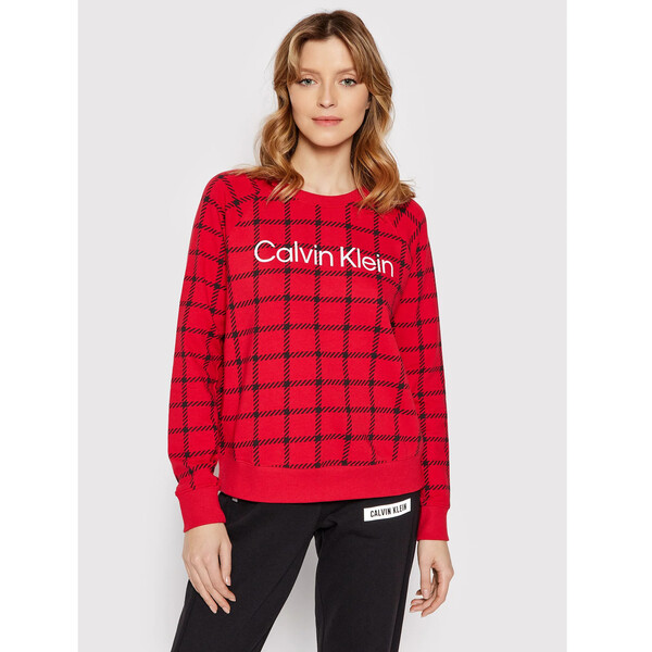 Calvin Klein Underwear Koszulka piżamowa 000QS6767E Czerwony Regular Fit