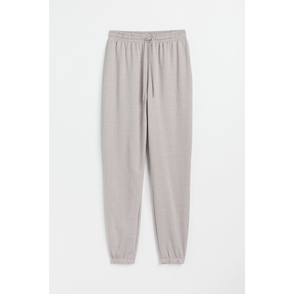 H&M Spodnie piżamowe - Normalna talia - Długość do kostki - -ONA 0536139088 Jasny szarobeżowy