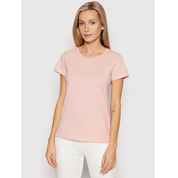Outhorn T-Shirt TSD601A Różowy Regular Fit