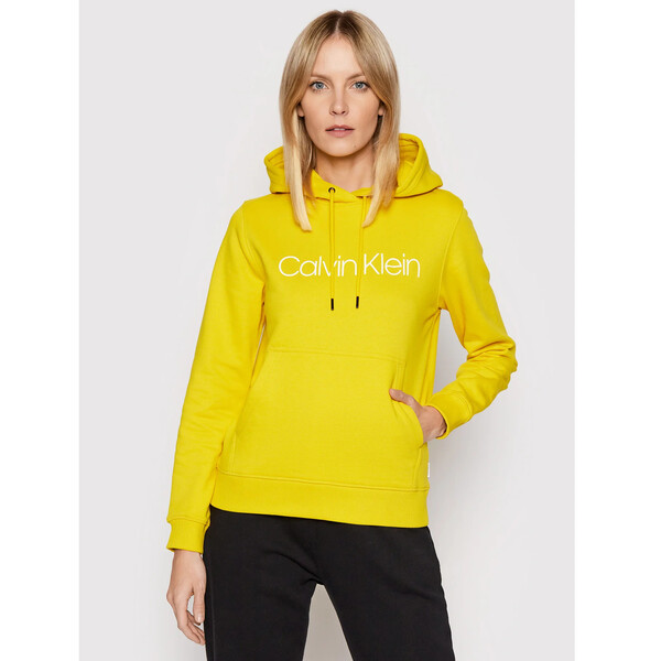 Calvin Klein Bluza Core Logo K20K202687 Żółty Regular Fit