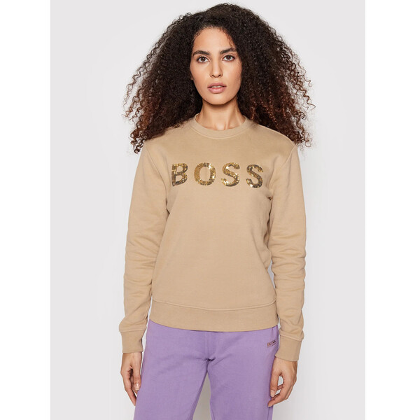 Boss Bluza C_Elaboss_5 50464511 Beżowy Relaxed Fit