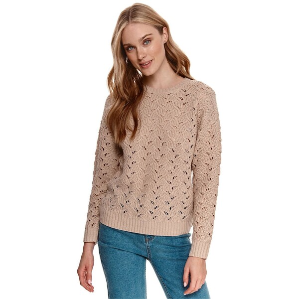 Top Secret sweter damski z ażurowym wzorem SSW3238