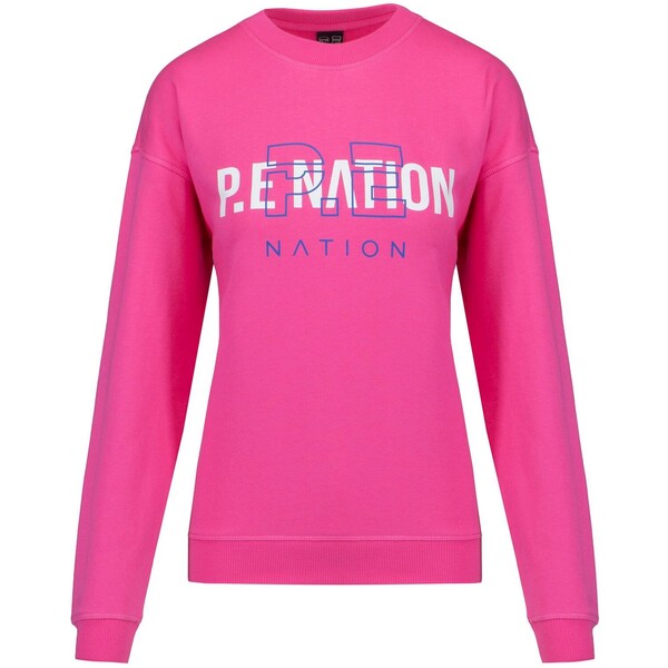 PE Nation Bluza P.E NATION UNITY SWEAT 21PE4F325-knockout-pink