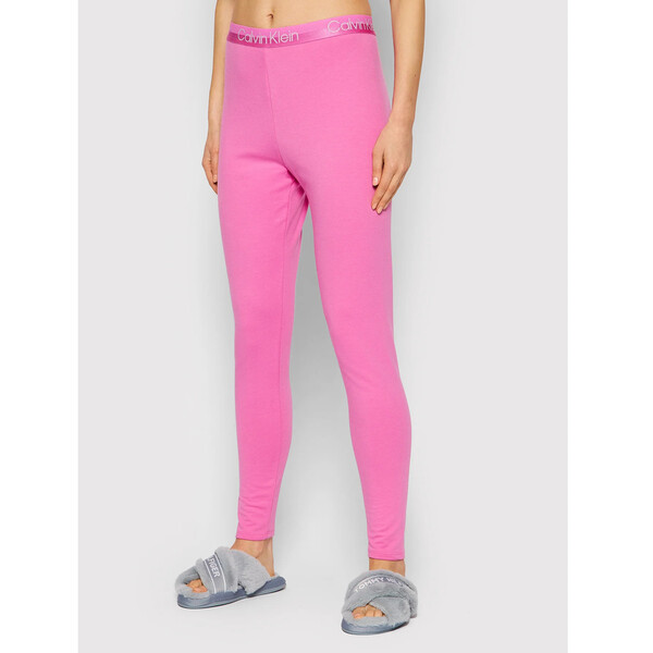 Calvin Klein Underwear Legginsy 000QS6758E Różowy Slim Fit