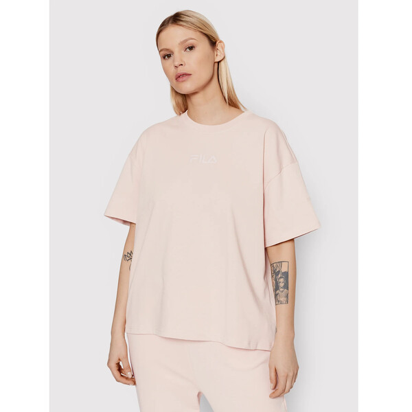 Fila T-Shirt Amalia 689776 Różowy Oversize