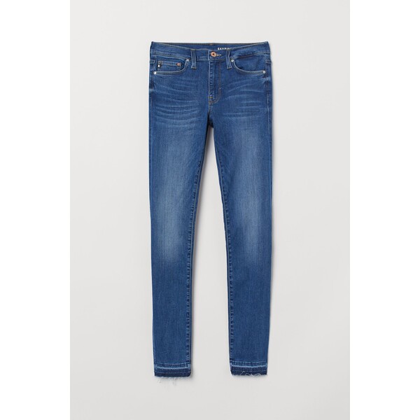 H&M Shaping Skinny Regular Jeans 0731160028 Niebieski denim