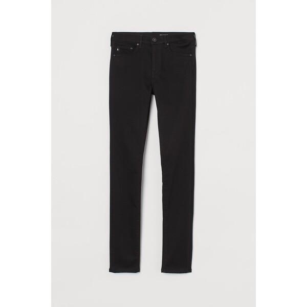 H&M Shaping Skinny Regular Jeans 0731160028 Czarny/No fade black