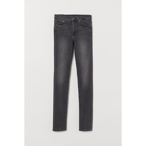 H&M Shaping Skinny Regular Jeans 0731160012 Ciemnoszary
