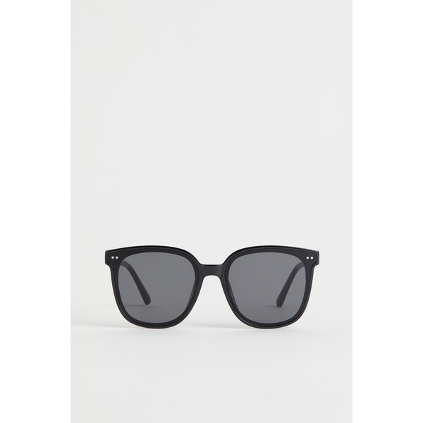 H&M Kwadratowe okulary przeciwsłoneczne 1059712001 Czarny