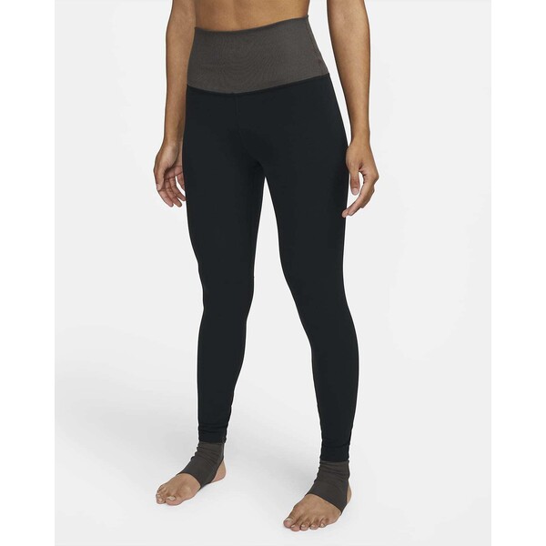 Damskie legginsy 7/8 w kontrastowe kolory z wysokim stanem Nike Yoga Dri-FIT Luxe