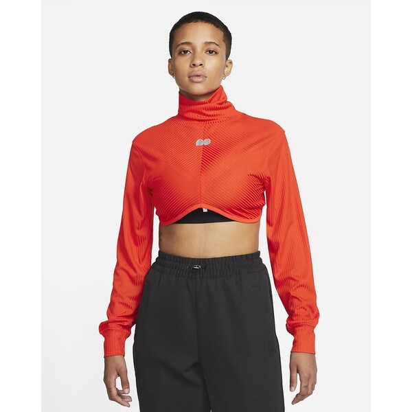 Nike Damska koszulka z długim rękawem i półgolfem do tenisa Naomi Osaka