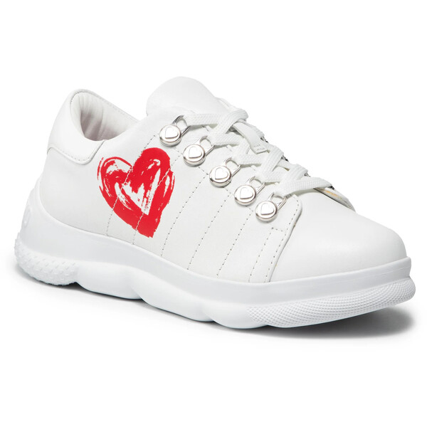 LOVE MOSCHINO Sneakersy JA15504G0DIE0100 Biały
