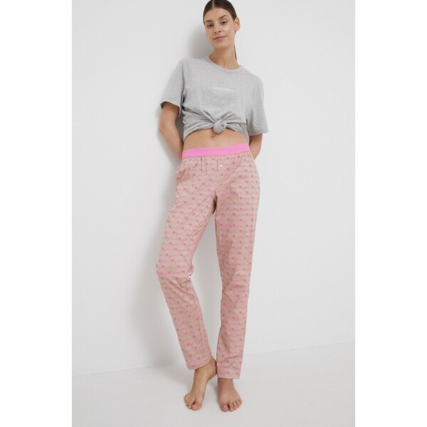 Calvin Klein Underwear Spodnie piżamowe bawełniane 000QS6158E.4890