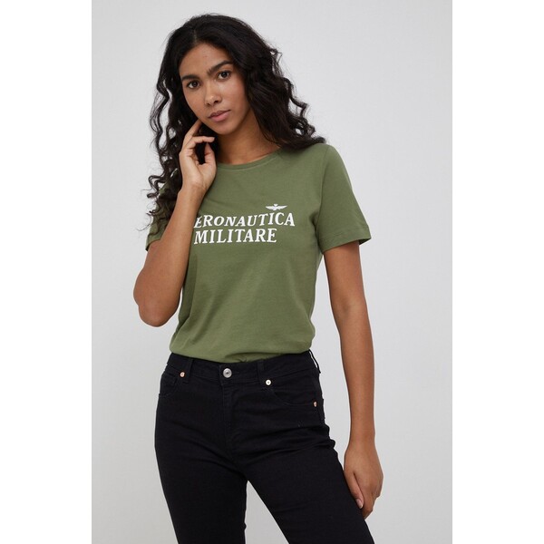 Aeronautica Militare t-shirt bawełniany 221TS1983DJ510