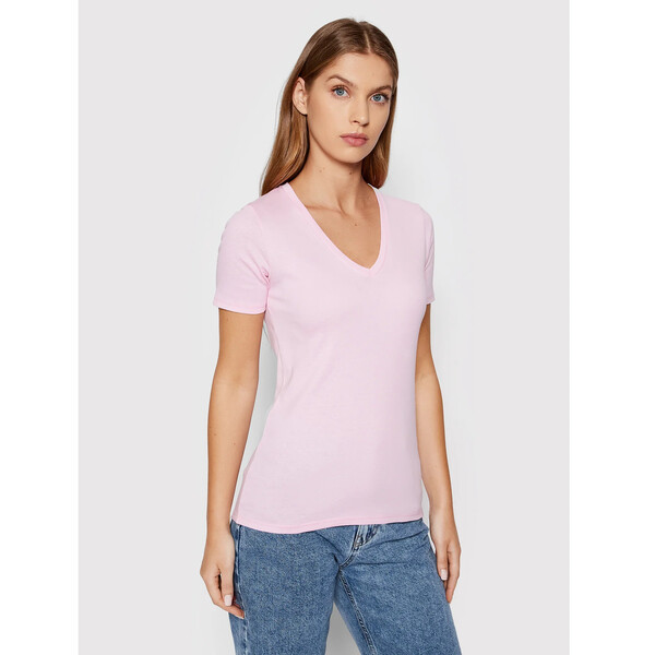 United Colors Of Benetton T-Shirt 3GA2E4230 Różowy Slim Fit