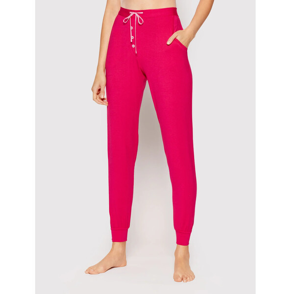Cyberjammies Spodnie piżamowe Carrie Jersey 9062 Różowy Regular Fit