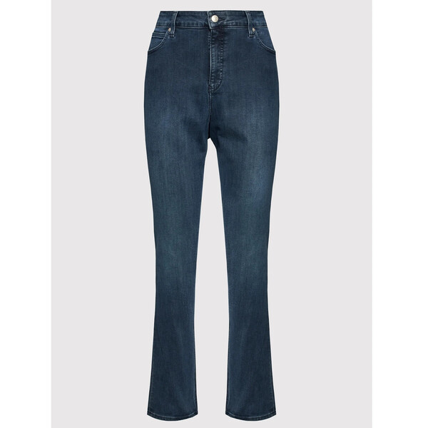Calvin Klein Jeans Plus Jeansy J20J217920 Granatowy Skinny Fit