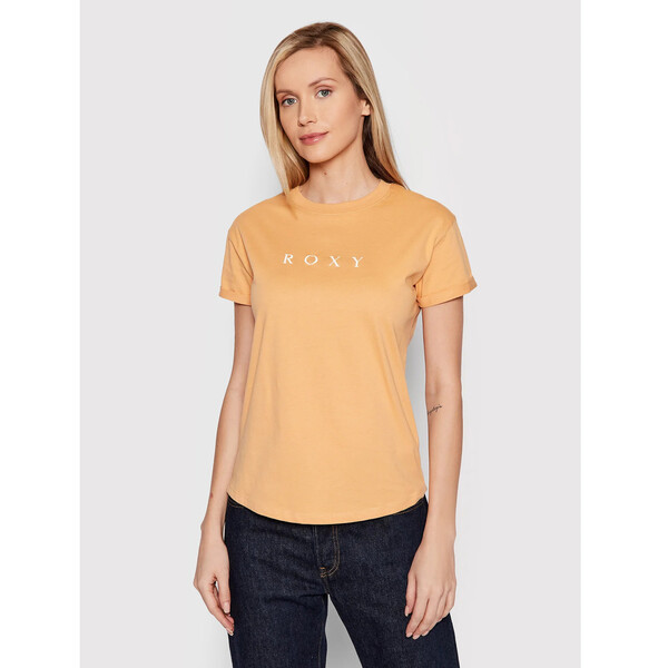 Roxy T-Shirt Epic Afternoon ERJZT05385 Pomarańczowy Regular Fit