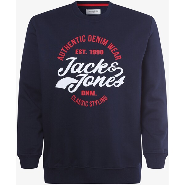 Jack & Jones Męska bluza nierozpinana – JJBrat – duże rozmiary 529425-0001