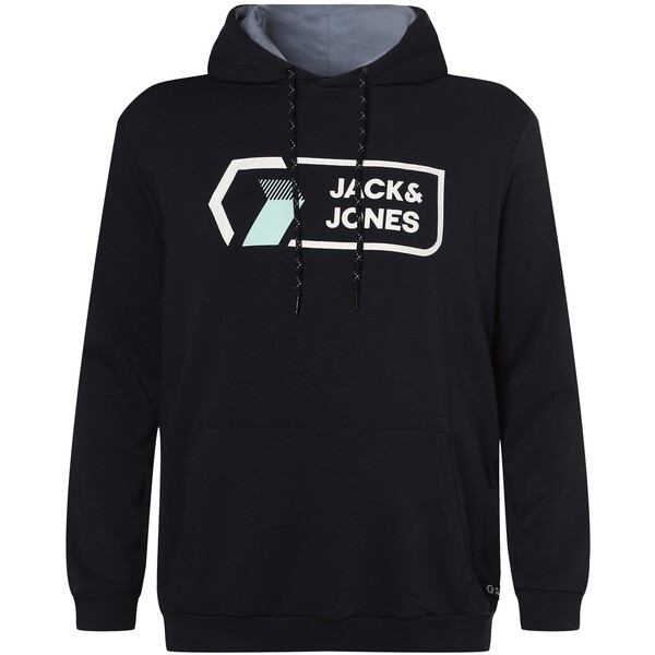 Jack & Jones Męska bluza z kapturem – JCOLogan – duże rozmiary 541144-0001