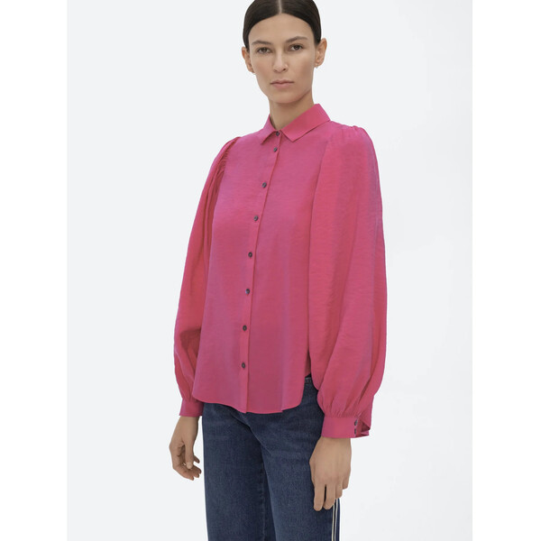 Simple Koszula SI22-KOD010 Różowy Regular Fit