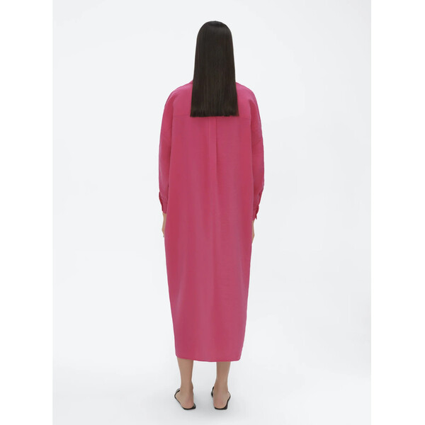 Simple Sukienka koszulowa SI22-SUD068 Różowy Relaxed Fit