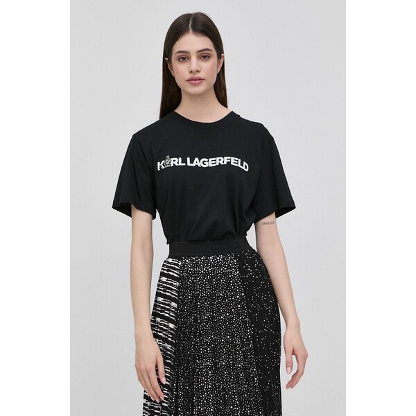 Karl Lagerfeld t-shirt bawełniany 220W1780