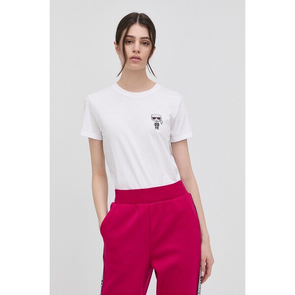 Karl Lagerfeld t-shirt bawełniany 216W1731.51 216W1731.51