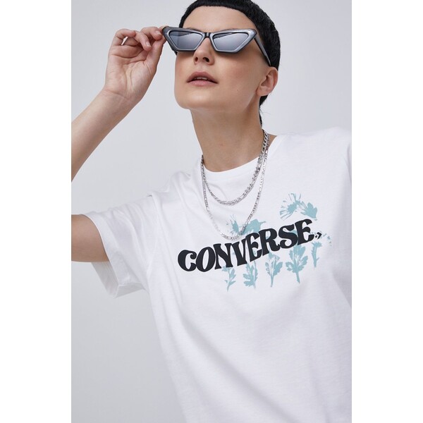 Converse T-shirt bawełniany 10021977.A01.102