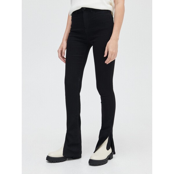 Cropp Czarne jeansy high waist 6729I-99J