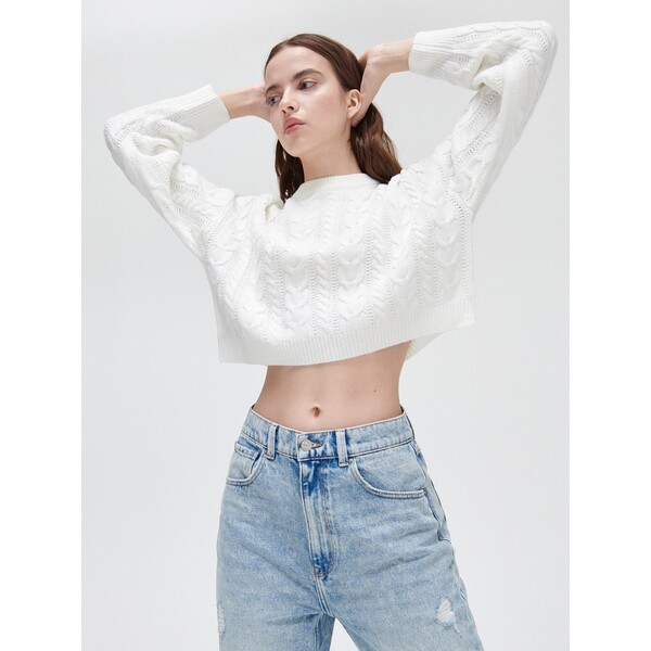 Cropp Dzianinowy sweter oversize 1507K-01X