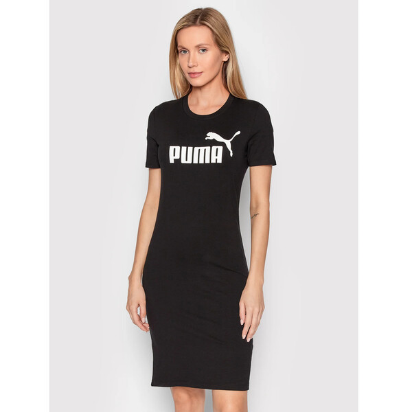 Puma Sukienka codzienna 848349 Czarny Slim Fit