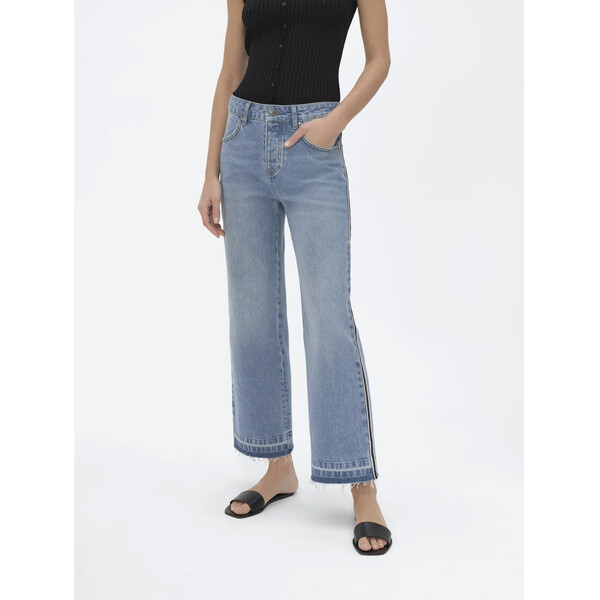 Simple Jeansy SI22-SPDJ004 Niebieski Relaxed Fit