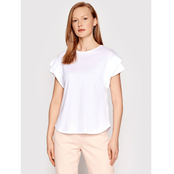 United Colors Of Benetton T-Shirt 3I1XD1007 Biały Regular Fit