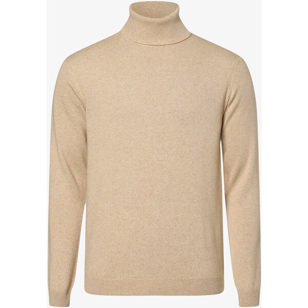 Finshley & Harding Męski sweter z mieszanki kaszmiru i jedwabiu 490699-0010