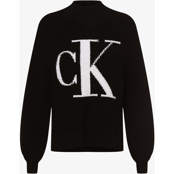 Calvin Klein Jeans Sweter damski z dodatkiem kaszmiru 511002-0001