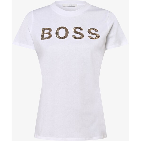 BOSS T-shirt damski – C_Elogo_4 527326-0002