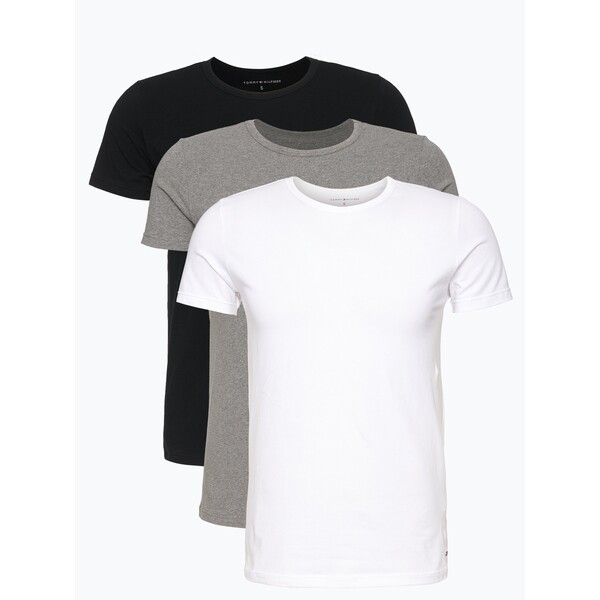Tommy Hilfiger T-shirty męskie pakowane po 3 szt. 206059-0005