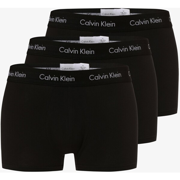 Calvin Klein Obcisłe bokserki męskie – bawełna ze stretchem pakowane po 3 szt. 103170-0008