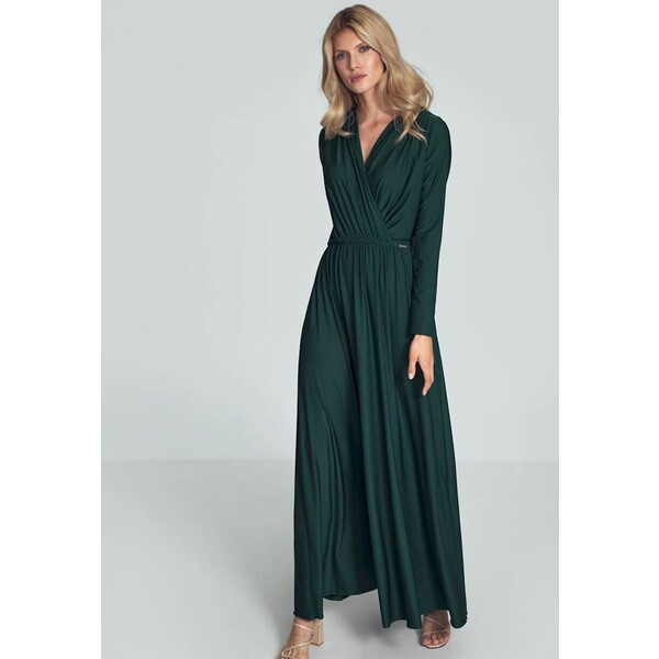Figl Długa sukienka dark green 4FI21C001-M11