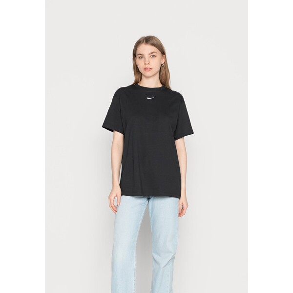 Nike Sportswear TEE T-shirt basic black/white NI121D0O4-Q11