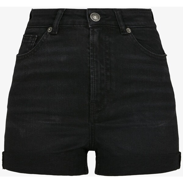 Urban Classics Szorty jeansowe real black washed UR621S012-Q11