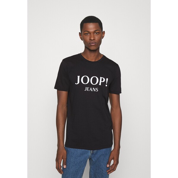 JOOP! Jeans T-shirt z nadrukiem black JOG22O01D-Q11