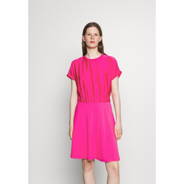 HUGO NAMASTIA Sukienka letnia bright pink HU721C0H1-J11