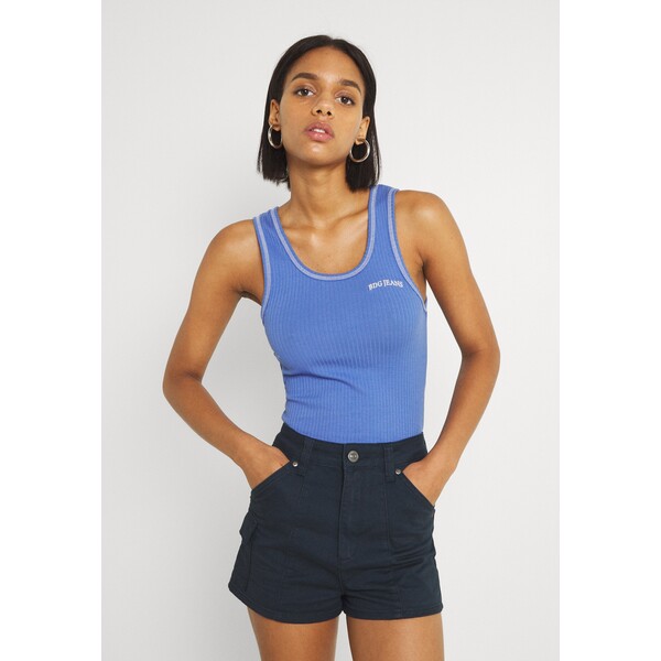 BDG Urban Outfitters SCOOP TANK Top blue QX721D03I-K11