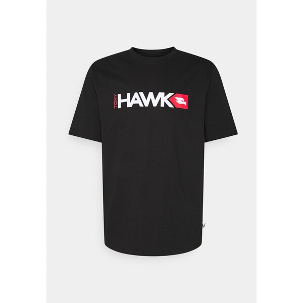 Tony Hawk DRAKE UNISEX T-shirt z nadrukiem black T2N21000G-Q11
