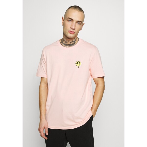 YOURTURN T-shirt z nadrukiem pink YO1210002-J11